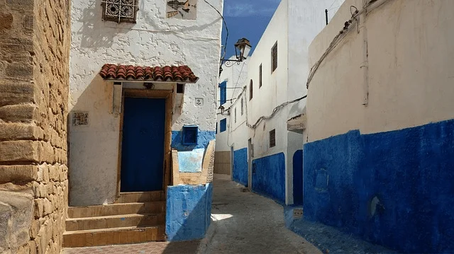 Maroko, Rabat - uliczki